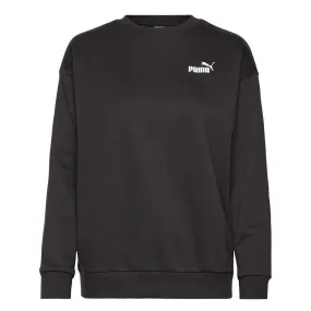 Puma - Women's Essentials Relaxed Small Logo Sweatshirt (681487 01) Foldable Collar