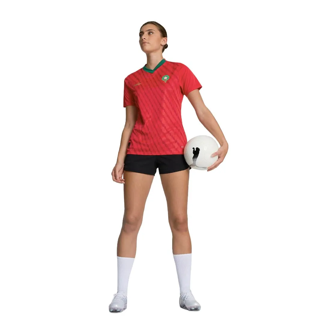 Puma - Women's FRMF Morocco 23/24 World Cup Home Replica Jersey (774647 01) Outdoor Activity Stretchable Cuffs