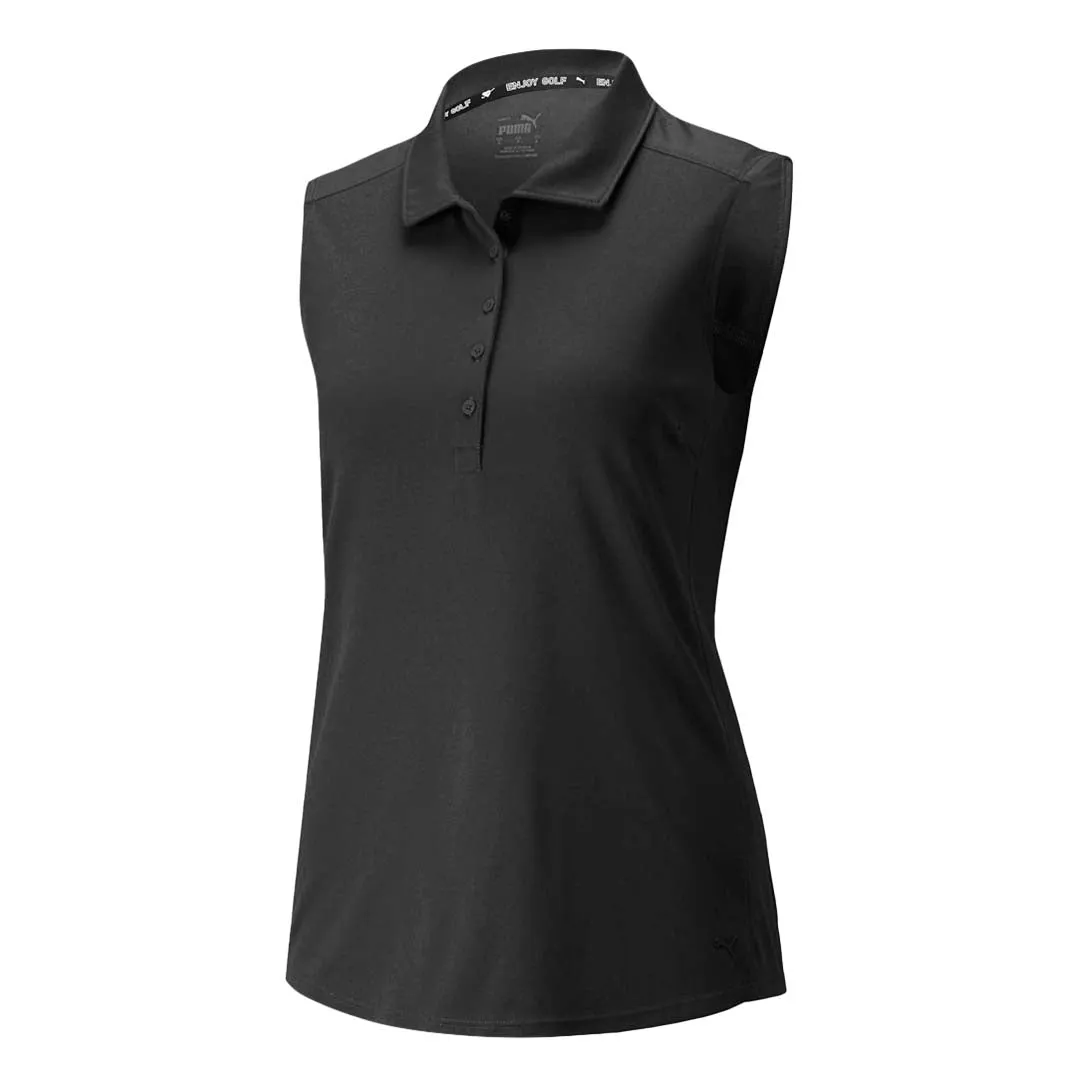 Puma - Women's Gamer Sleeveless Polo (532990 02) Secure Closure Systems Smooth Zipper Track