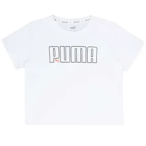 Versatile Layering Options Hidden Ventilation Puma - Women's Iconic Cropped Short Sleeve T-Shirt (522547 02)