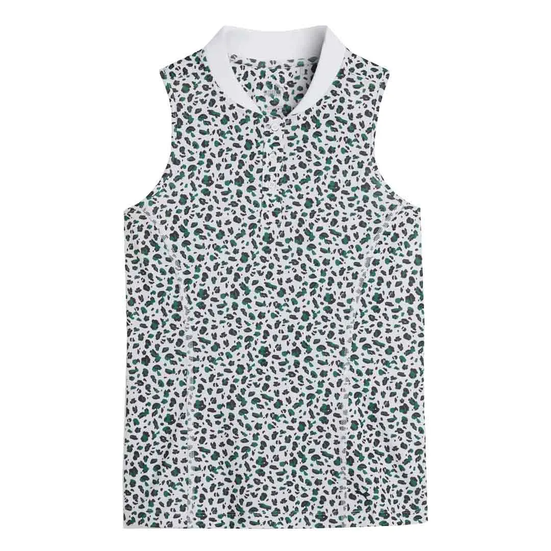 Versatile Styling Puma - Women's Leopard Pique Range Sleeveless Golf Polo (623921 02)