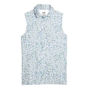 Soft Interior Coating Noise Free Fabric Puma - Women's MATTR Mariposa Sleeveless Golf Polo (621635 02)