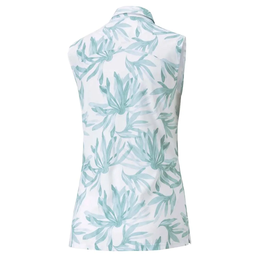 Puma - Women's MATTR Palm Sleeveless Polo (537500 03) Hiking Trail Outfit Versatile Layering Weight