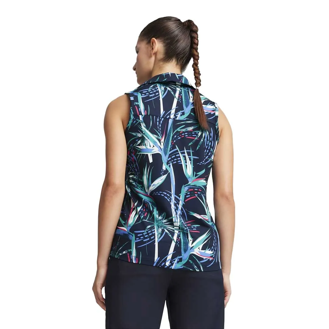 Eco Friendly Recycled Material Durable zipper pull Puma - Women's MATTR Paradise Sleeveless Polo (625891 02)