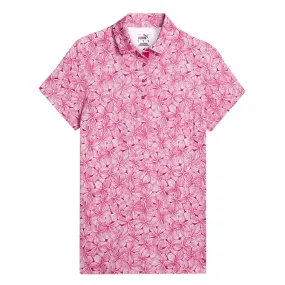 Evening Chill Piece Puma - Women's MATTR Plumeria Short Sleeve Polo (621637 03)