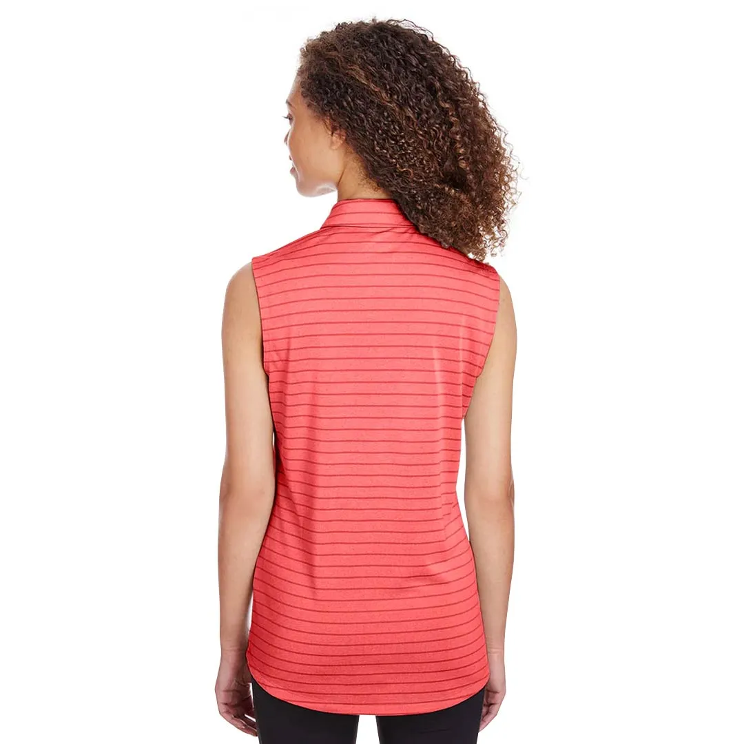 Puma - Women's Rotation Stripe Sleeveless Polo (597222 05) Eco Certified Textile Flatlock stitching