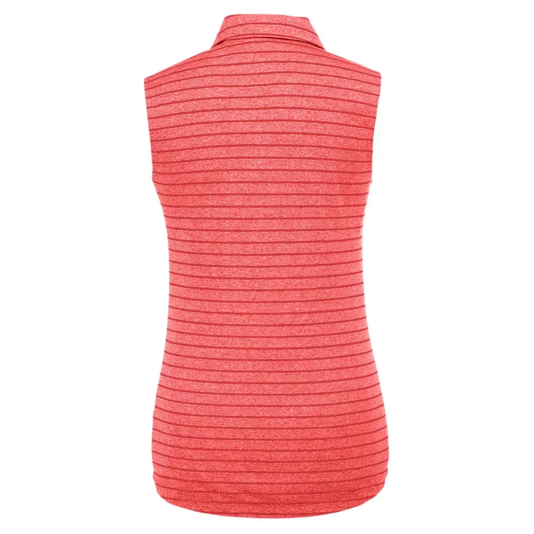 Puma - Women's Rotation Stripe Sleeveless Polo (597222 05) Multi Pocket System Travel Ready