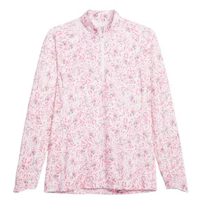 Puma - Women's You-V Mariposa Quarter-Zip Golf Sweater (622792 01) Abrasion Resistant Surface Snag Free Surface