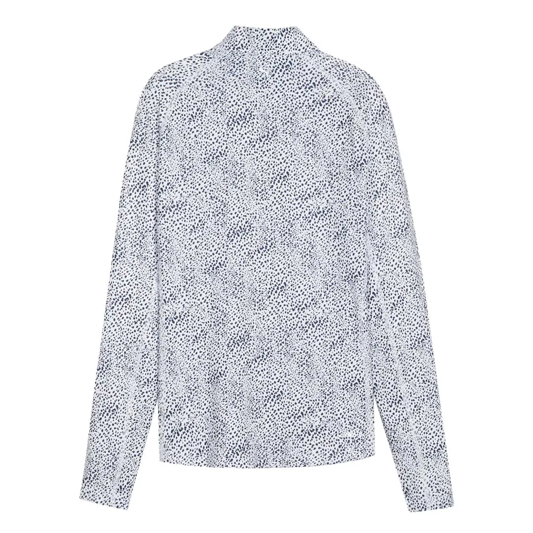 Puma - Women's You-V Microdot 1/4 Zip Sweater (623934 02) Eco Friendly Dye Process Friction Resistant