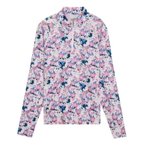 Puma - Women's YouV Bloom 1/4 Zip (625905 01) Comfort Fit Cut Seamless Edge Finishing