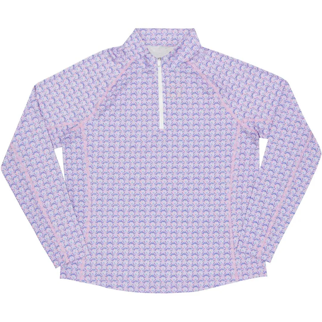 Puma - Women's YouV Essex 1/4 Zip (625904 02) Crisp Air Piece Utility Pockets