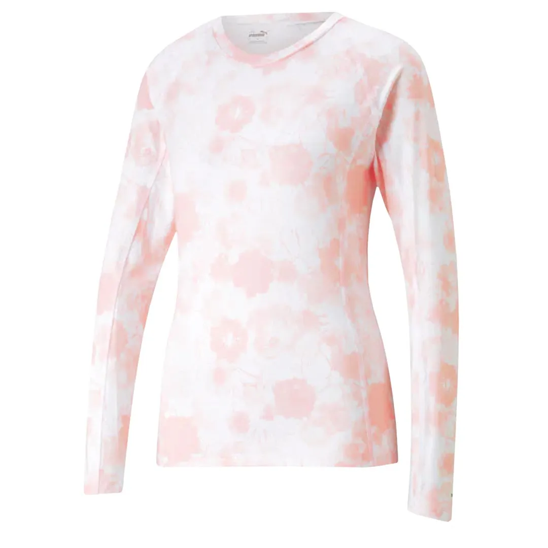 Casual Street Style Smooth Zipper Track Puma - Women's YouV Lillypad Long Sleeve T-Shirt (539032 01)