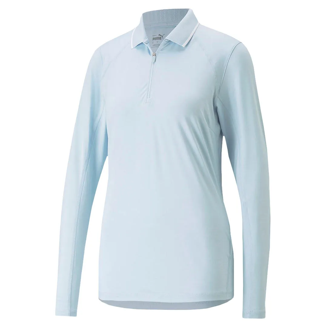TearResistantFabric Water Resistant Fabric Puma - Women's YouV Long Sleeve Polo (537499 03)