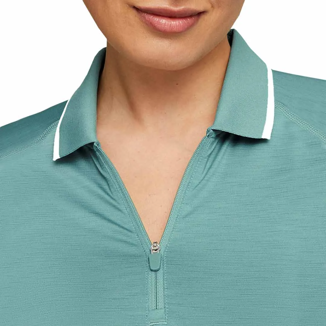 Puma - Women's YouV Long Sleeve Polo (537499 04) Travel Ready Look MultiPocket Configuration