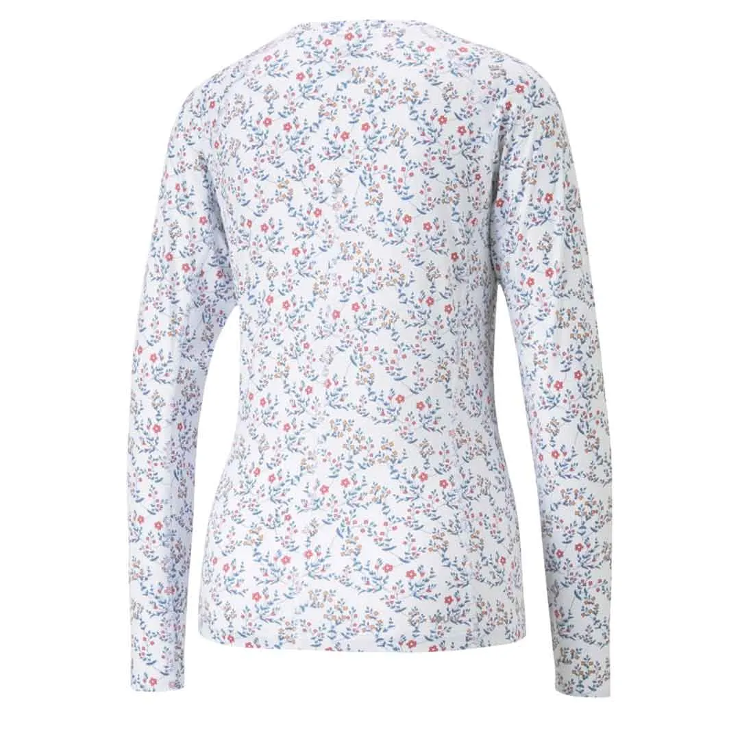 Puma - Women's YouV Micro Floral Long Sleeve T-Shirt (539033 01) Detachable Layers
