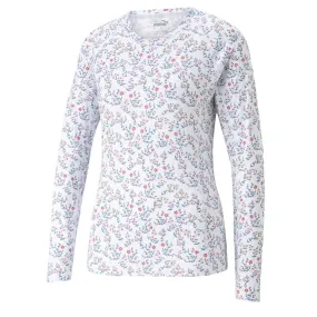 Puma - Women's YouV Micro Floral Long Sleeve T-Shirt (539033 01) Mark Style