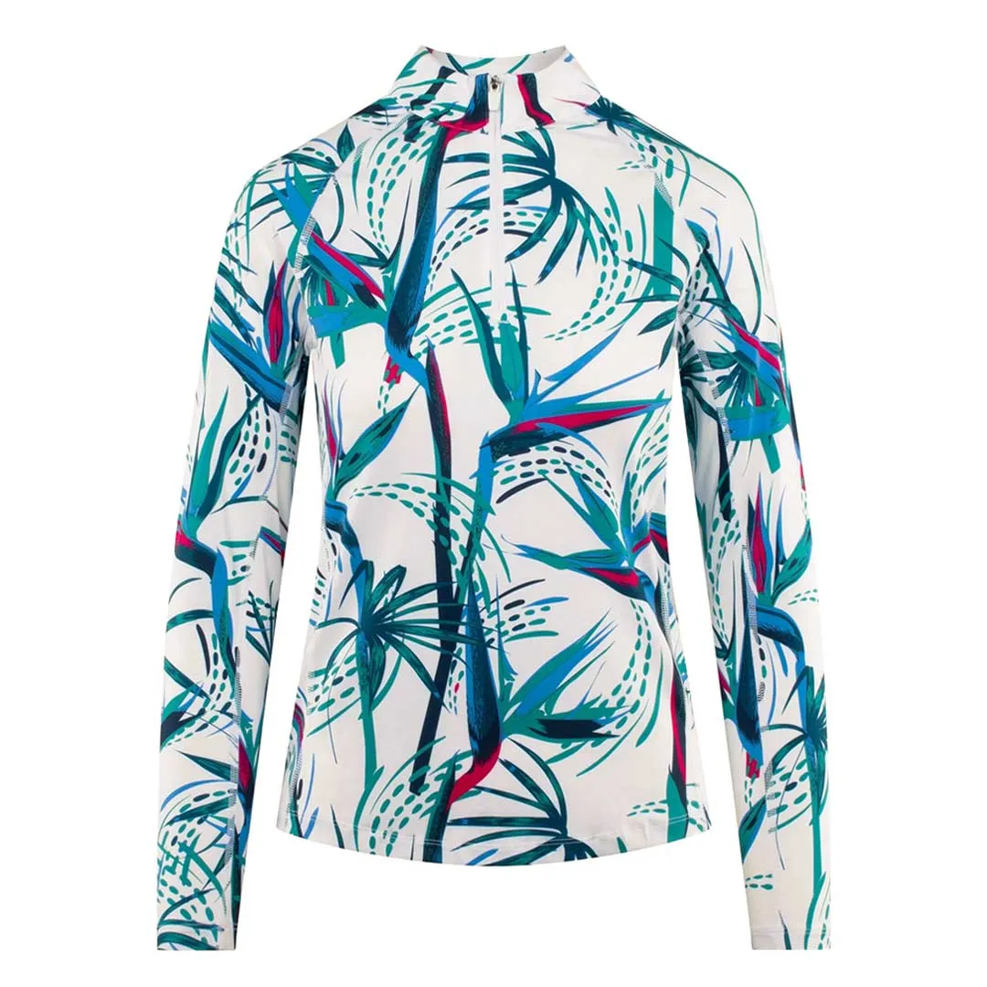 Down Filled Convertible Sleeves Puma - Women's YouV Paradise 1/4 Zip Sweater (625903 01)