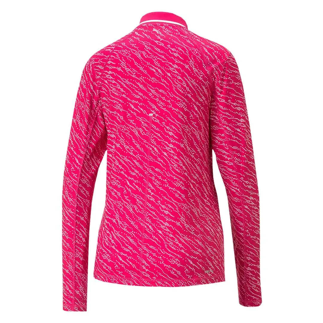 Neutral Street Style Puma - Women's YouV Whitewater Long Sleeve Polo (539036 02)