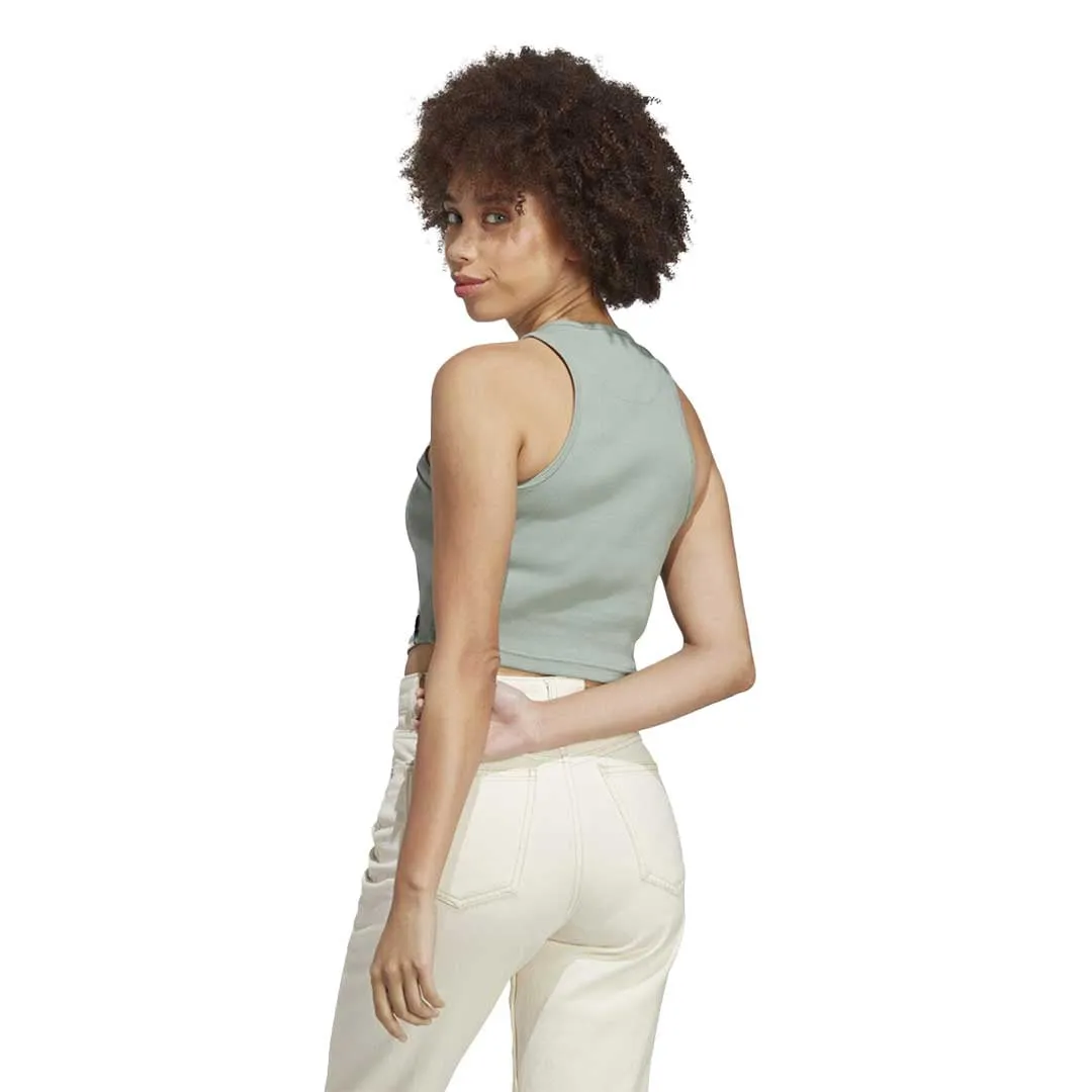 Flexible Shoulder Layered Insulation adidas - Women's Lounge Rib Tank Top (IC8757)