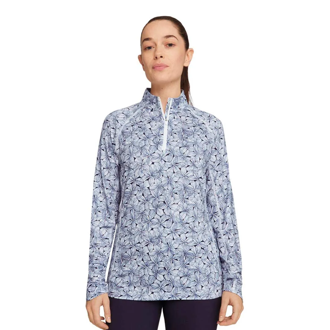 Easy Layering Puma - Women's You-V Plumeria 1/4 Zip Sweater (622788 01)
