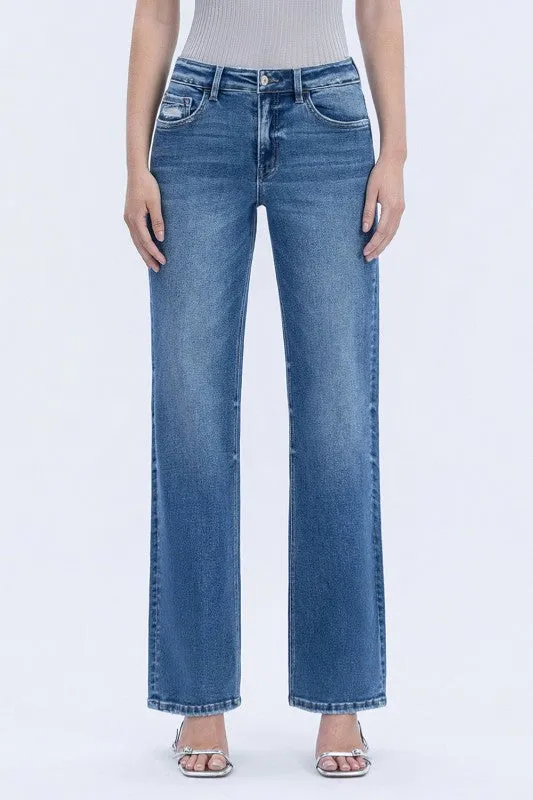 Susie High Rise Straight Leg Jeans Dark Wash Clean Outfit Student Outfit Streetwear Fan