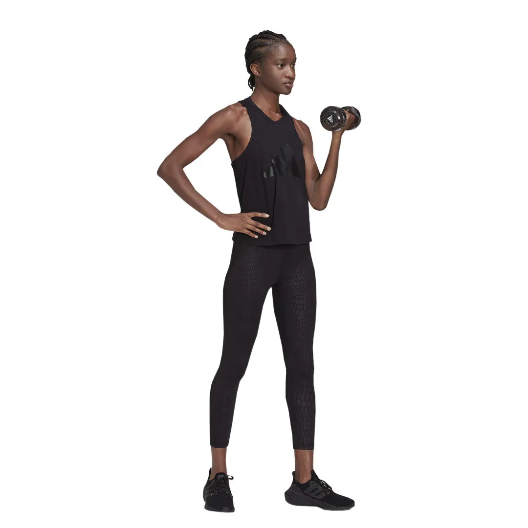 Sealed Seams adidas - Women's Train Icons 3 Bar Logo Tank (HD8975)