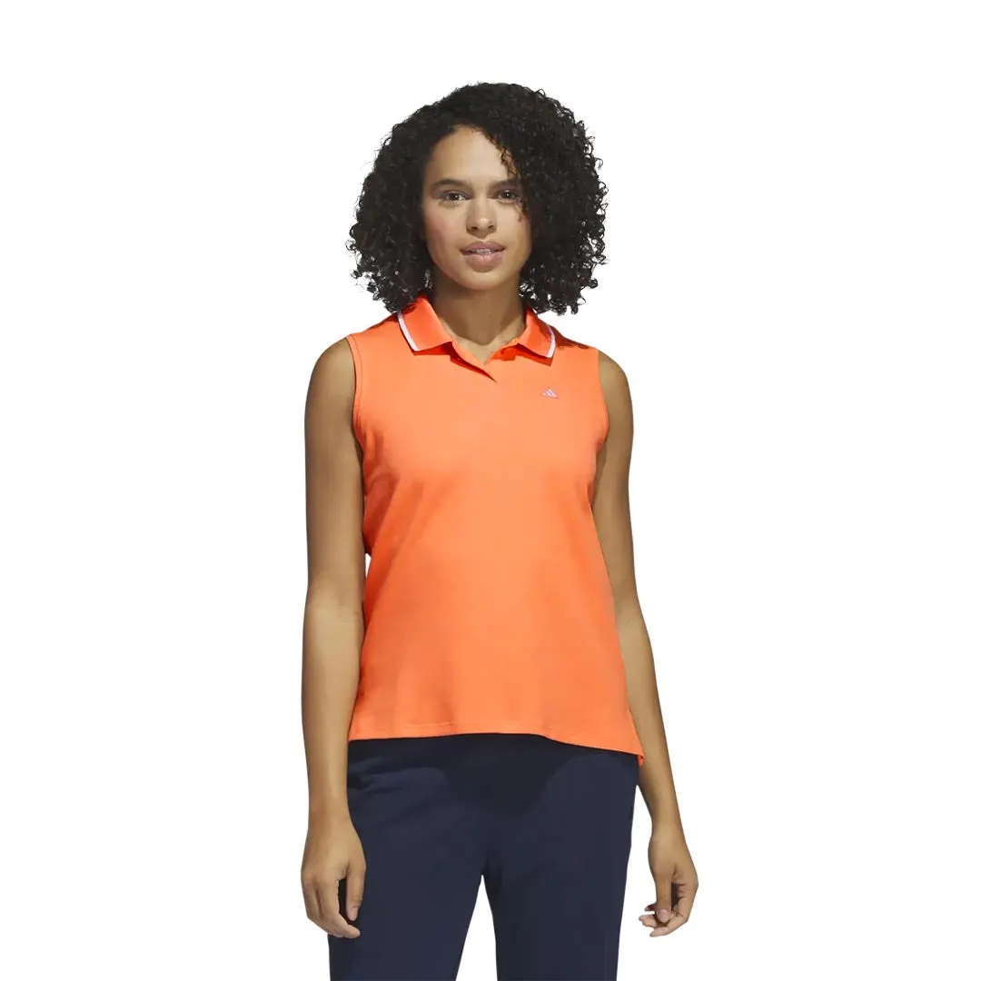 adidas - Women's Go-To Pique Sleeveless Polo (IB6091) FlexibleCuffSystem