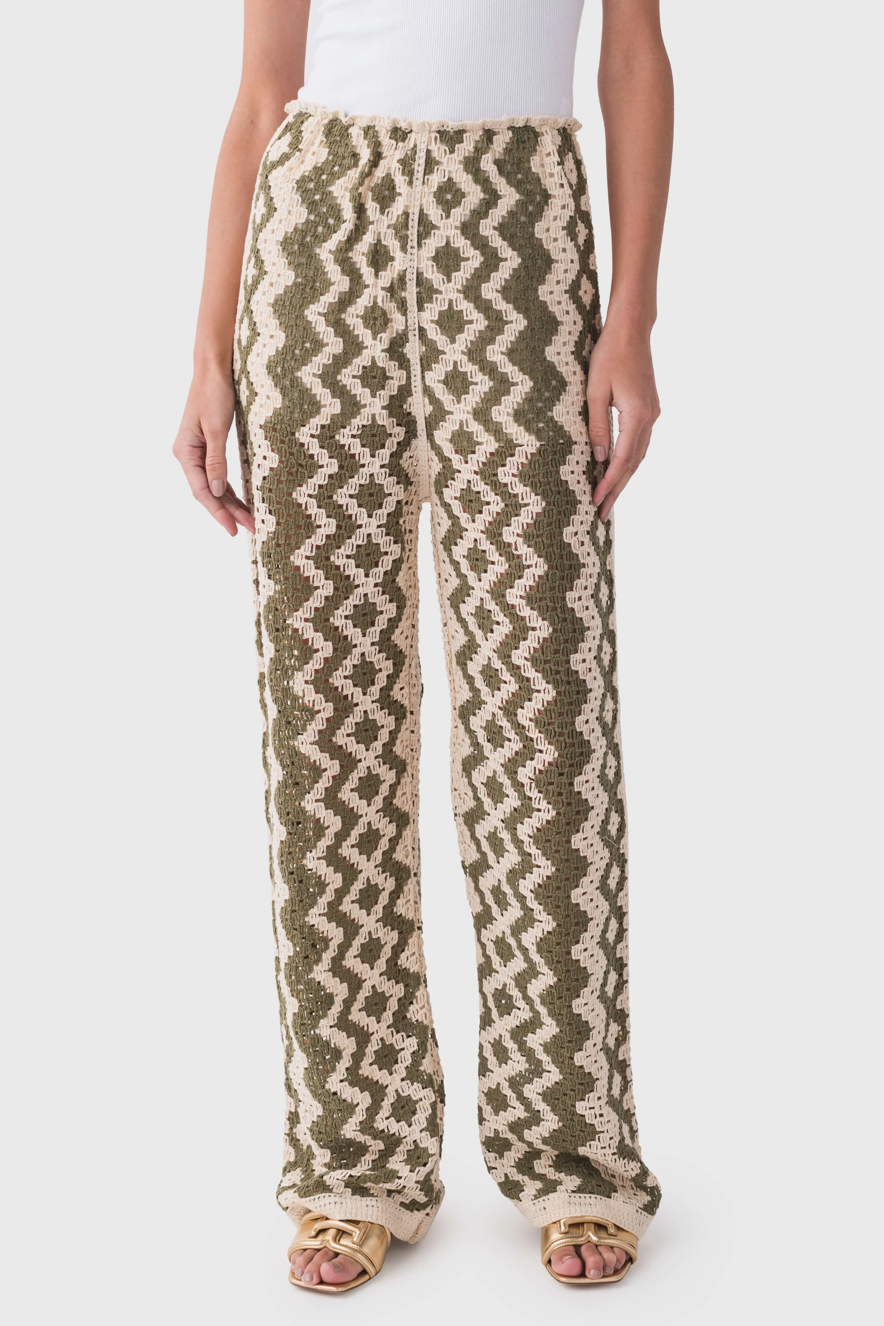 RD Style Crochet Pants Weekend Wear