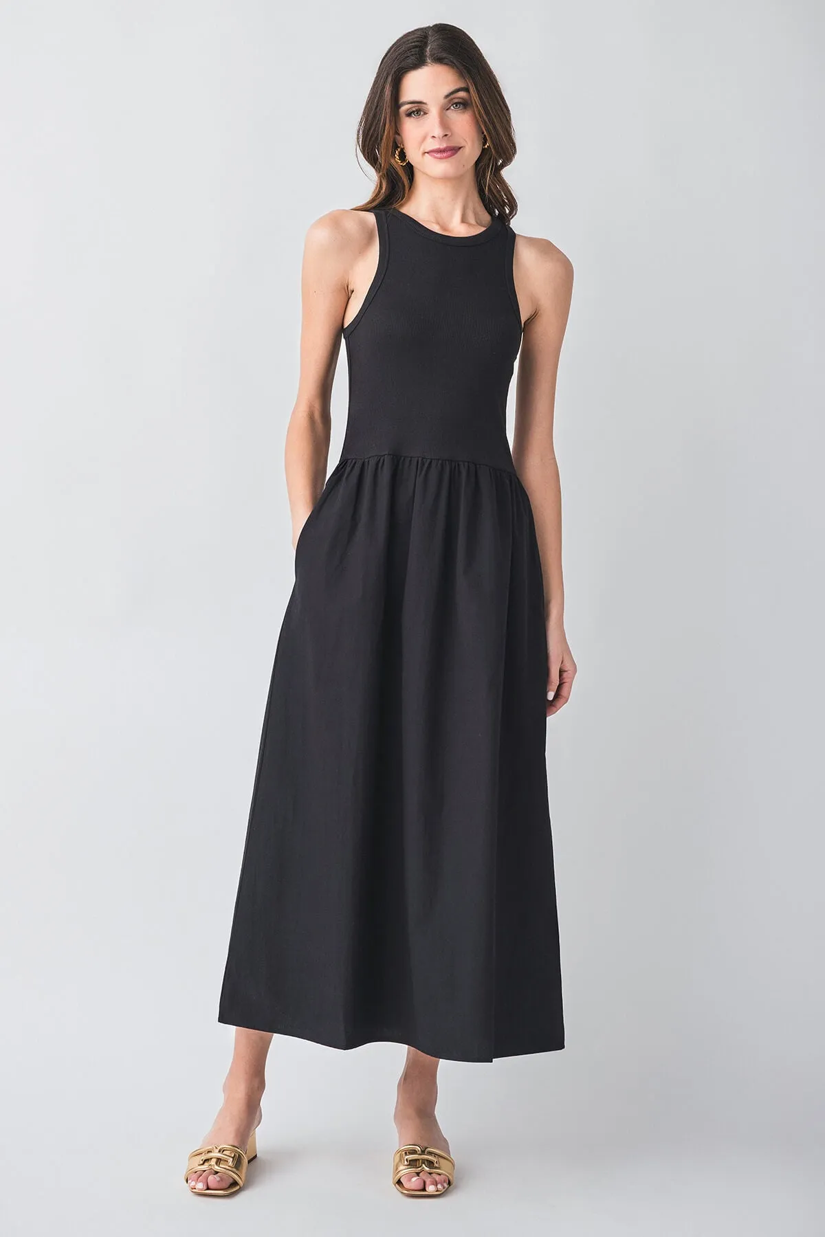 RD Style Kamalia Racer Tank Dress Side-Zip Everyday Piece