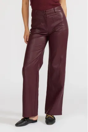 Perfect Length REEVE FAUX LEATHER PANTS