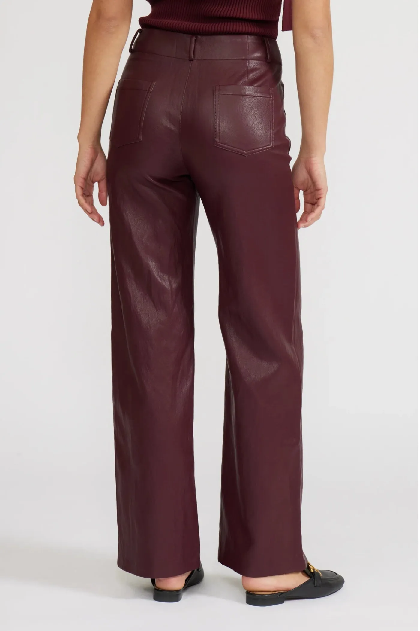 REEVE FAUX LEATHER PANTS Comfy Vibes