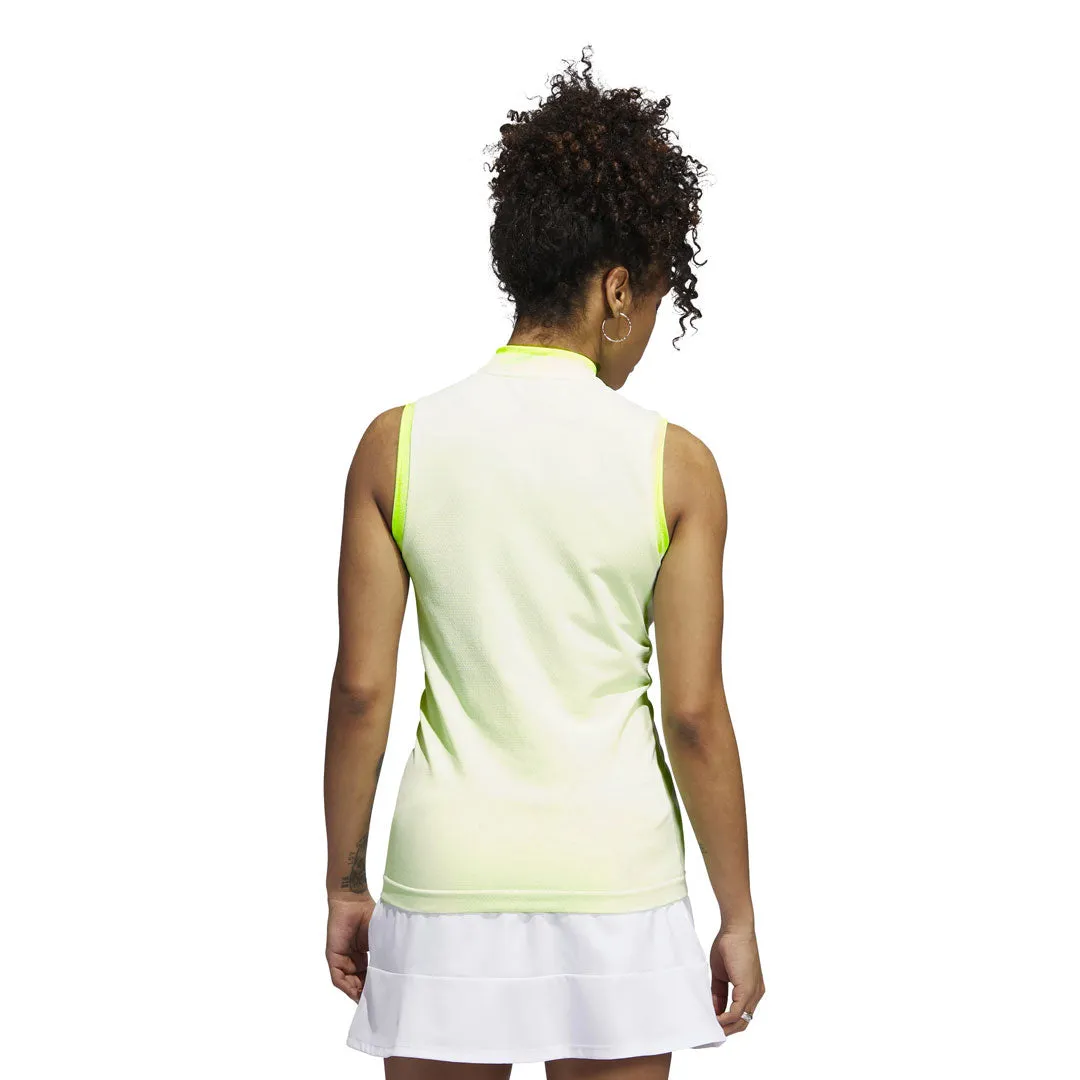 Zip Pockets AbrasionResistant Surface adidas - Women's Ultimate365 Primeknit Sleeveless Polo (HY7207)