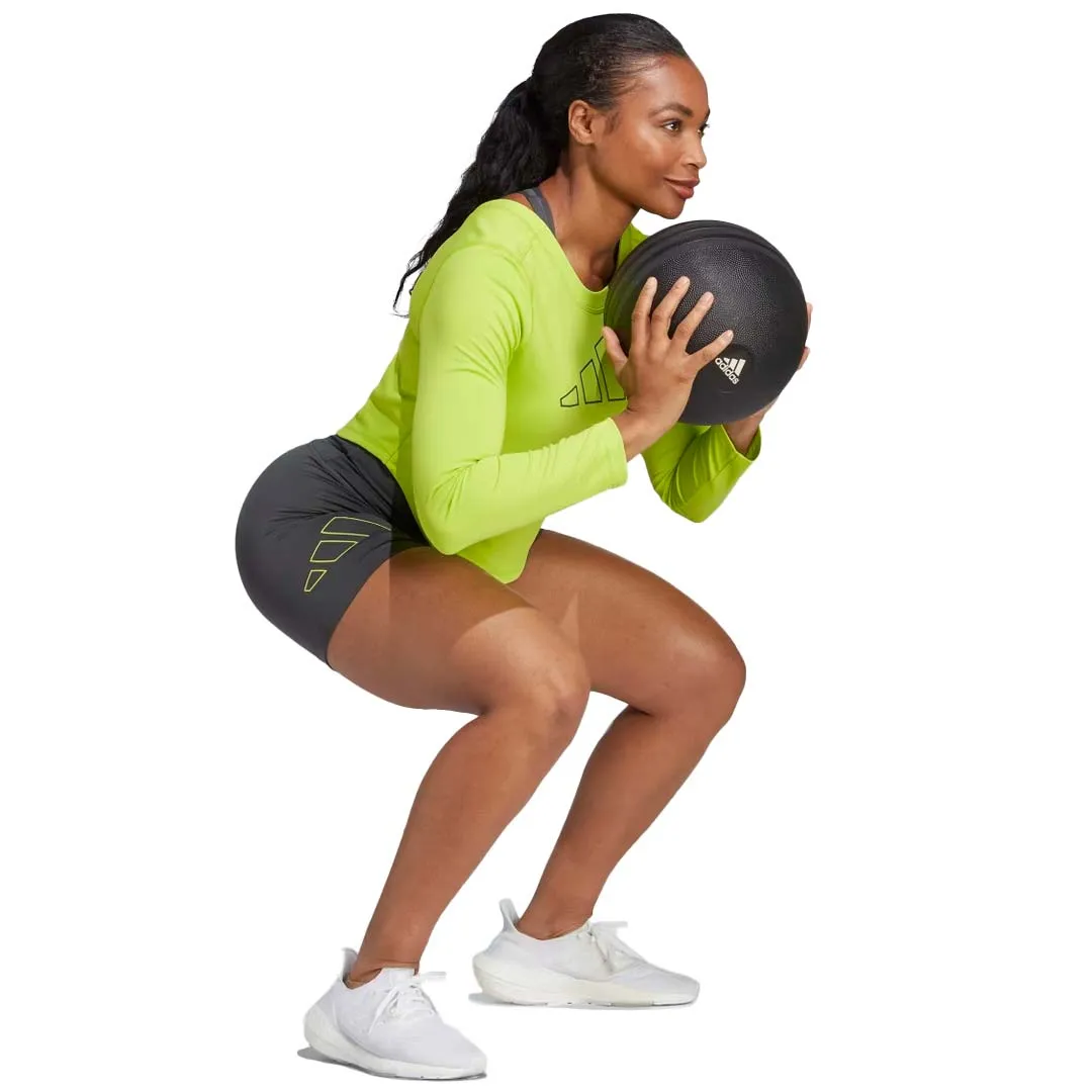 SoftshellTexture adidas - Women's  Hyperbright Training Long Sleeve T-Shirt (IL6618)