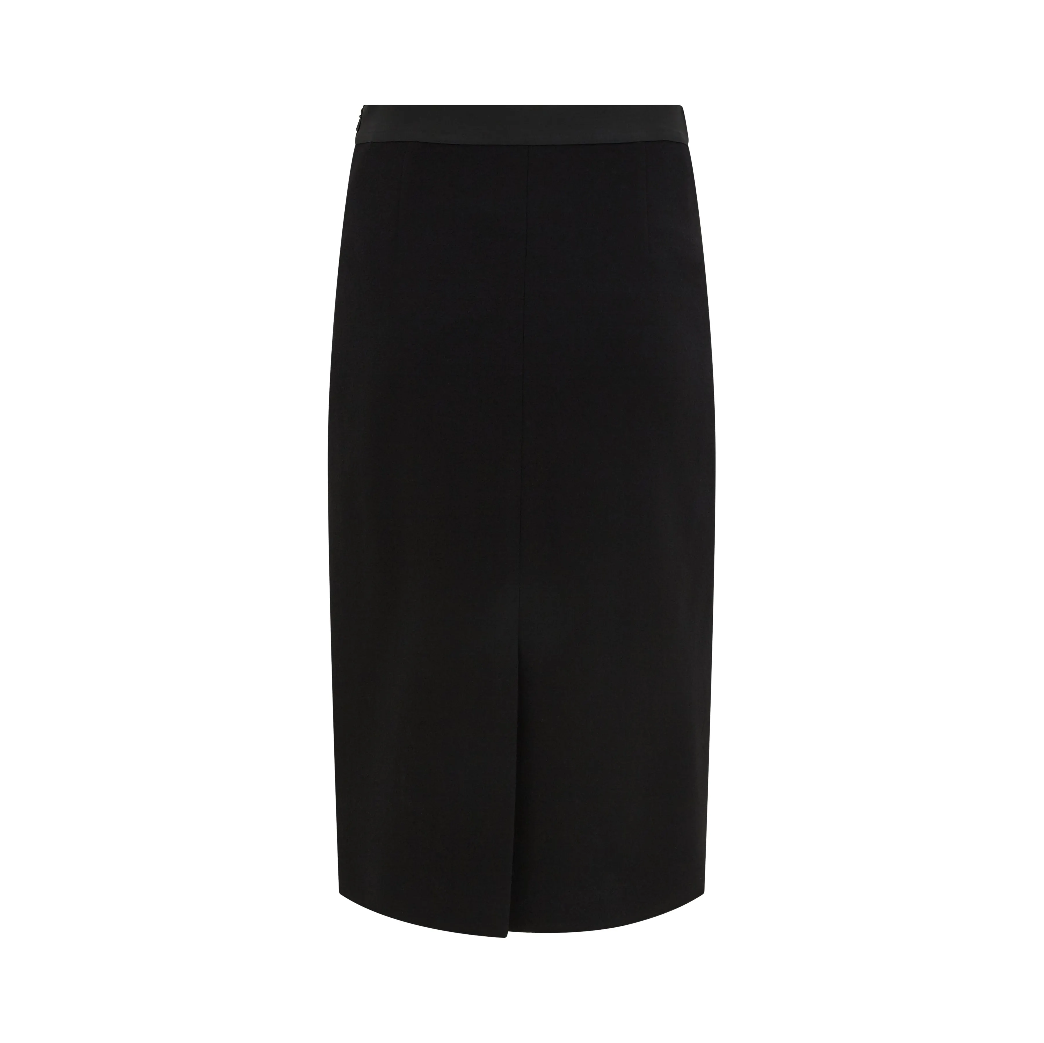 Runway Ready Leia Tailored Wool Crepe Skirt