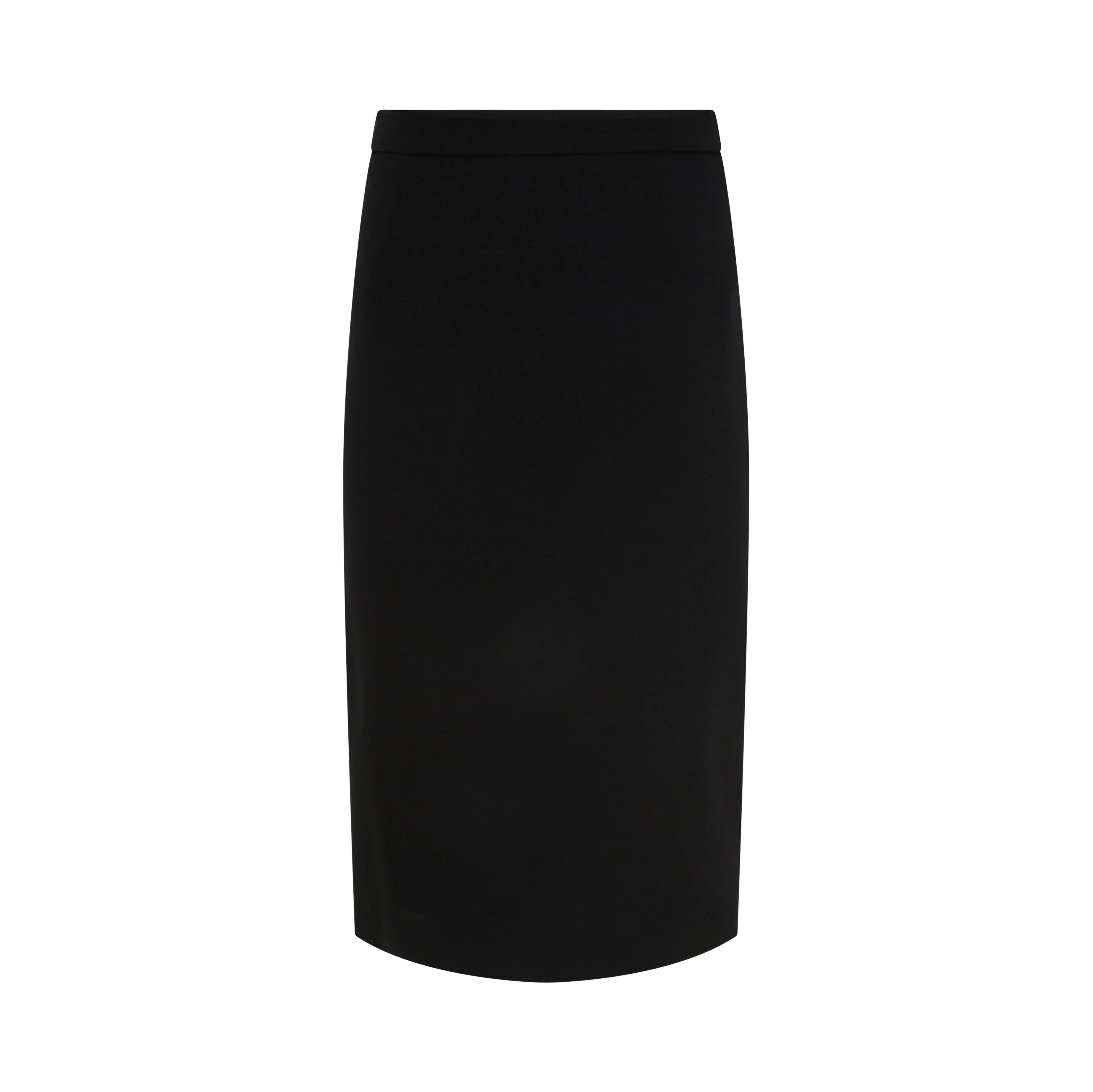 Laid Back Look Leia Tailored Wool Crepe Skirt