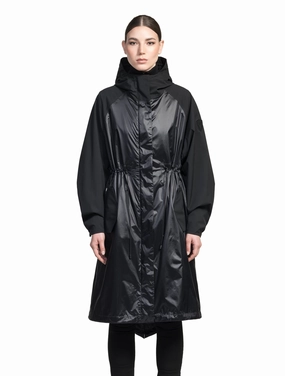 WindproofDesign Reyna Women's Packable Long Shell Jacket