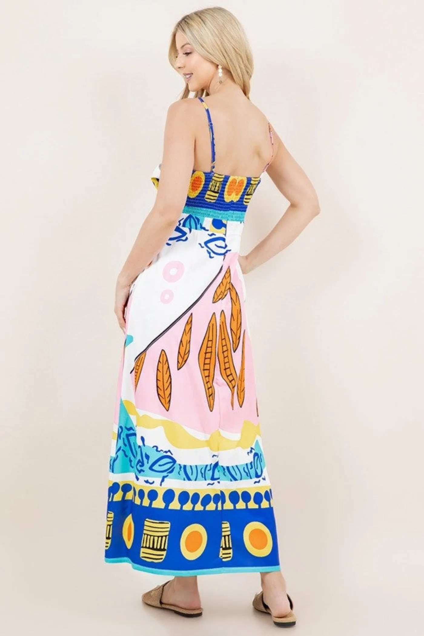 SHERI PRINT MAXI DRESS Comfy and Cozy