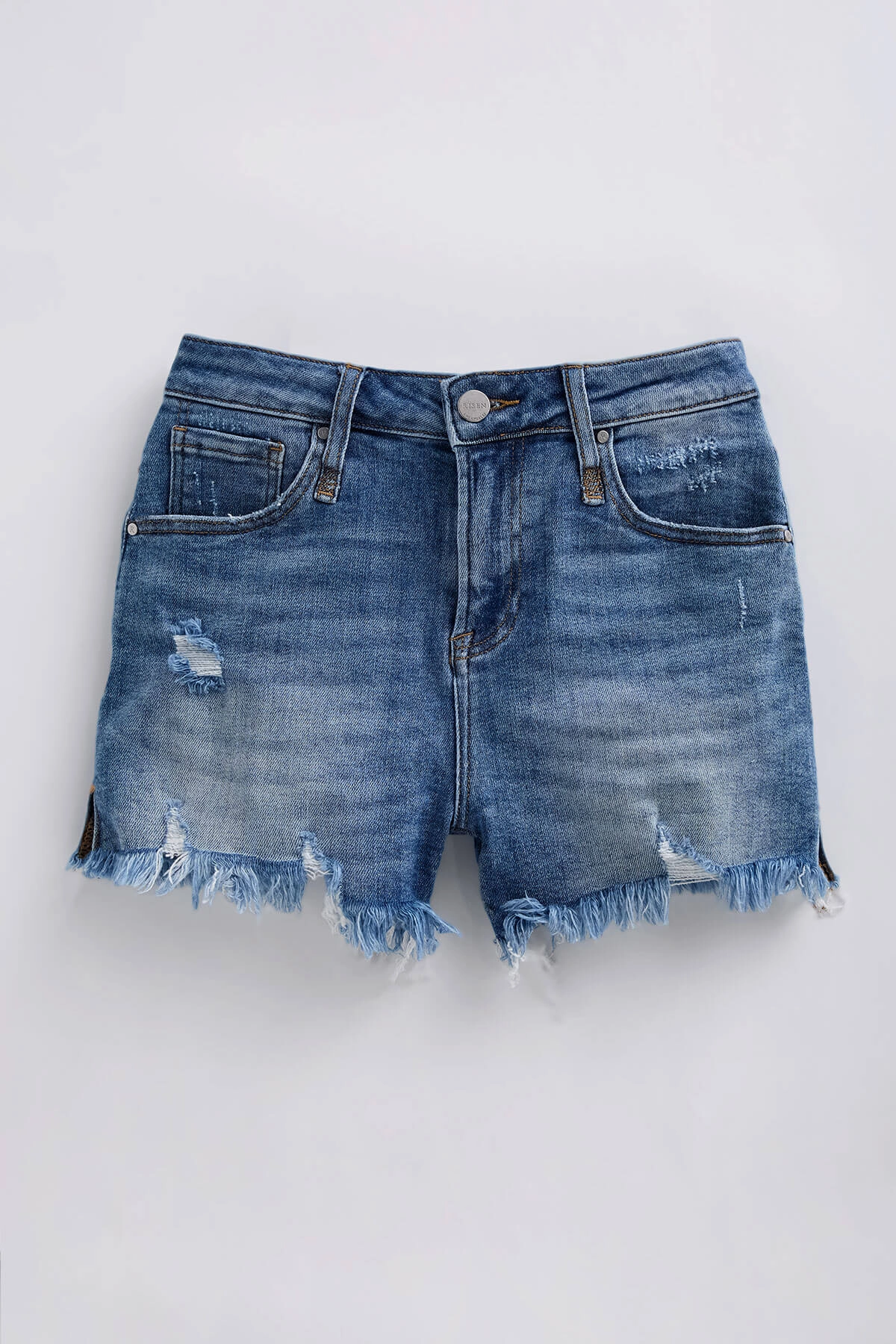 Risen Denim Shorts Daily Essential Style Statement