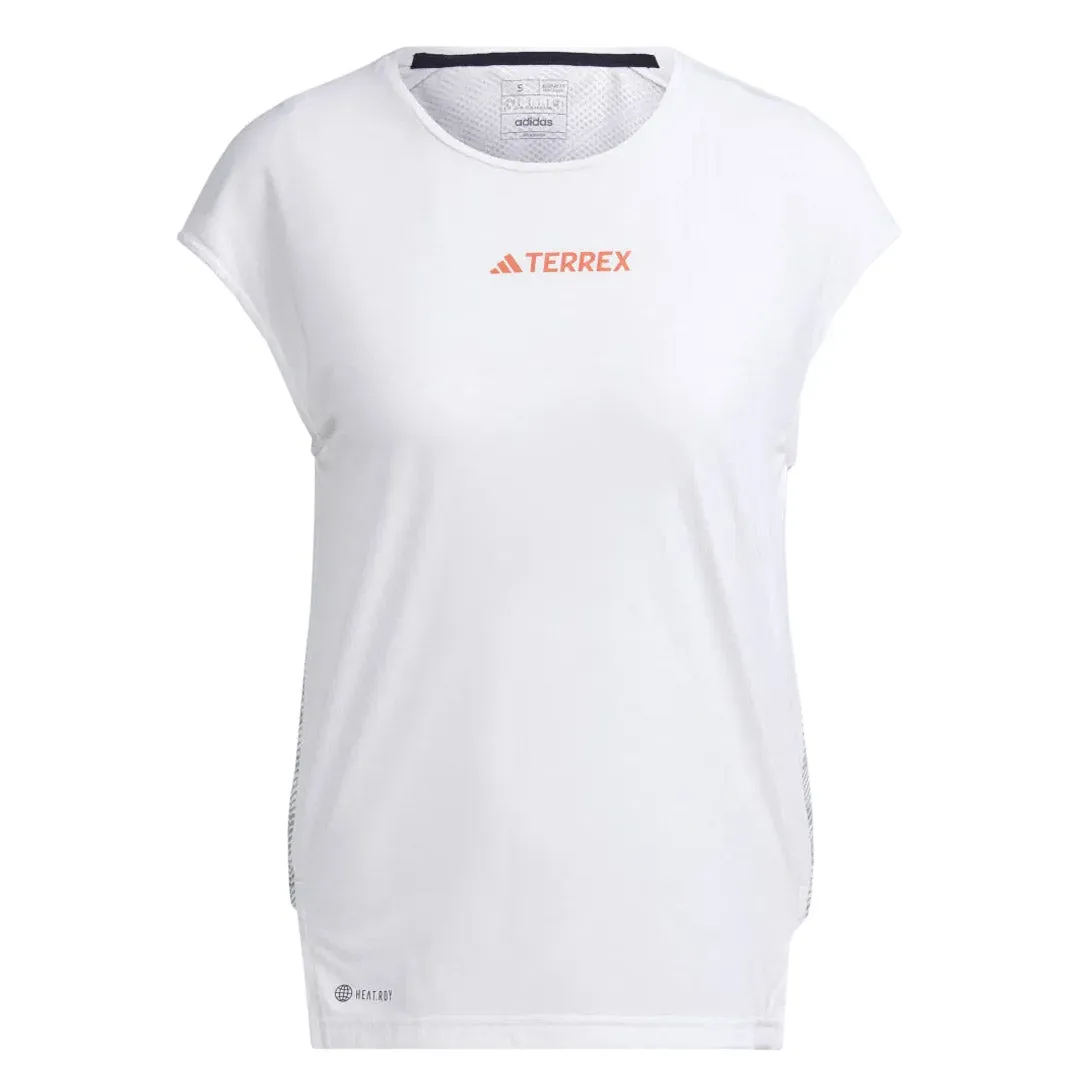 adidas - Women's Terrex Agravic Pro Tail Running T-Shirt (HL1729) Hypoallergenic Textile Simple Detail