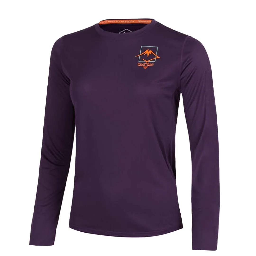 Versatile Fit Layer heavy duty fabric Asics - Women's Fujitrail Logo Long Sleeve Top (2012C710 500)