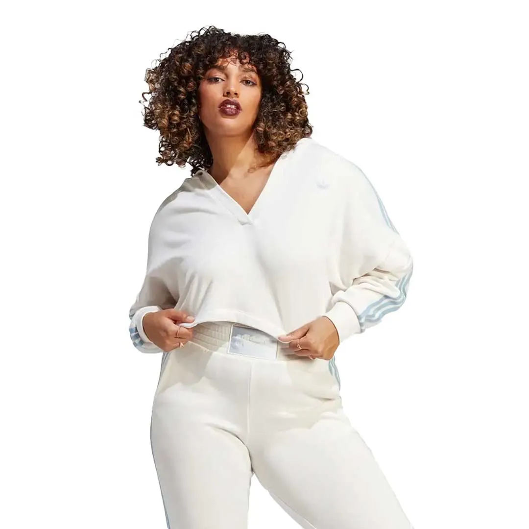 adidas - Women's V-Neck Short Hoodie (IC8521) Transitional Look