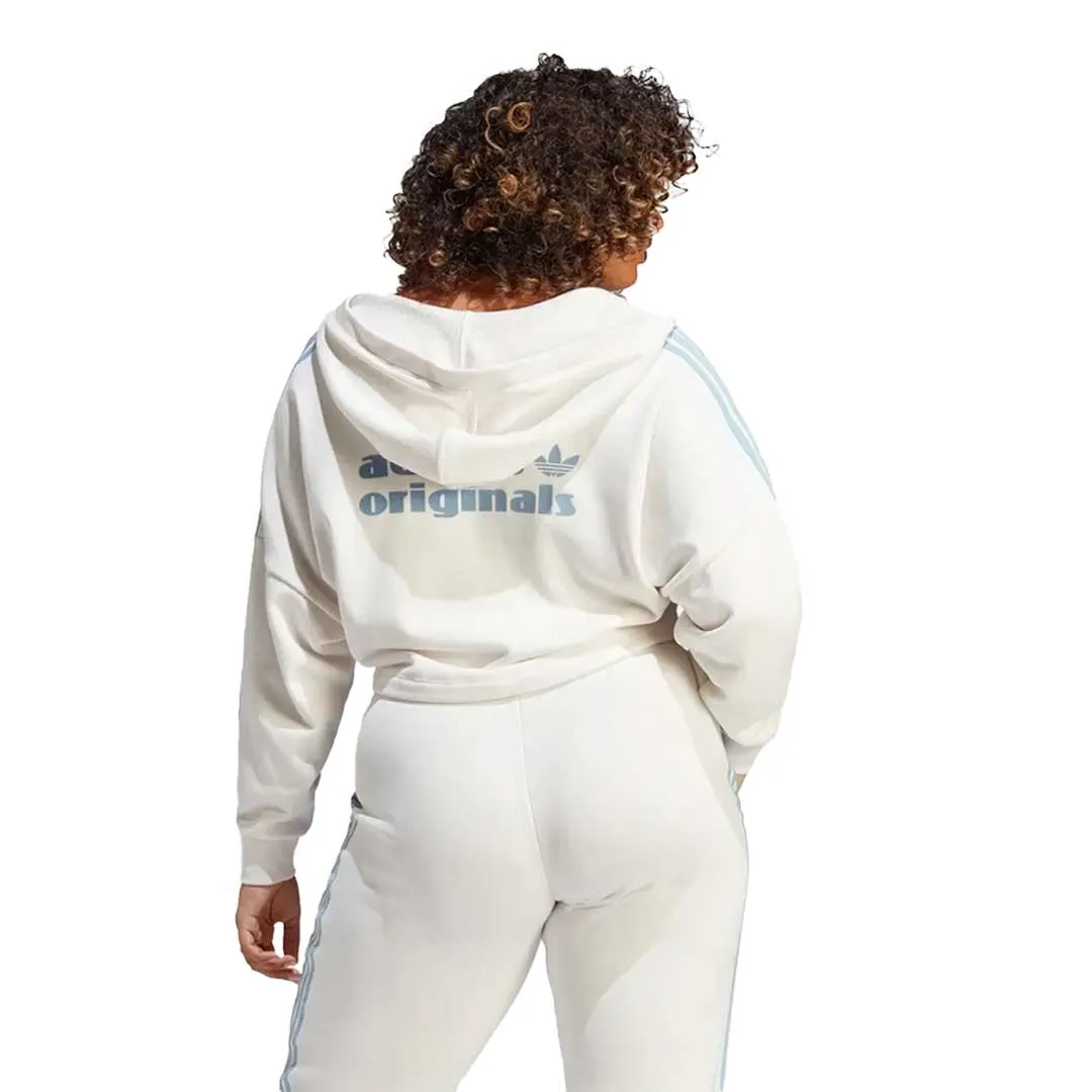 adidas - Women's V-Neck Short Hoodie (IC8521) Weekend Casual Fit