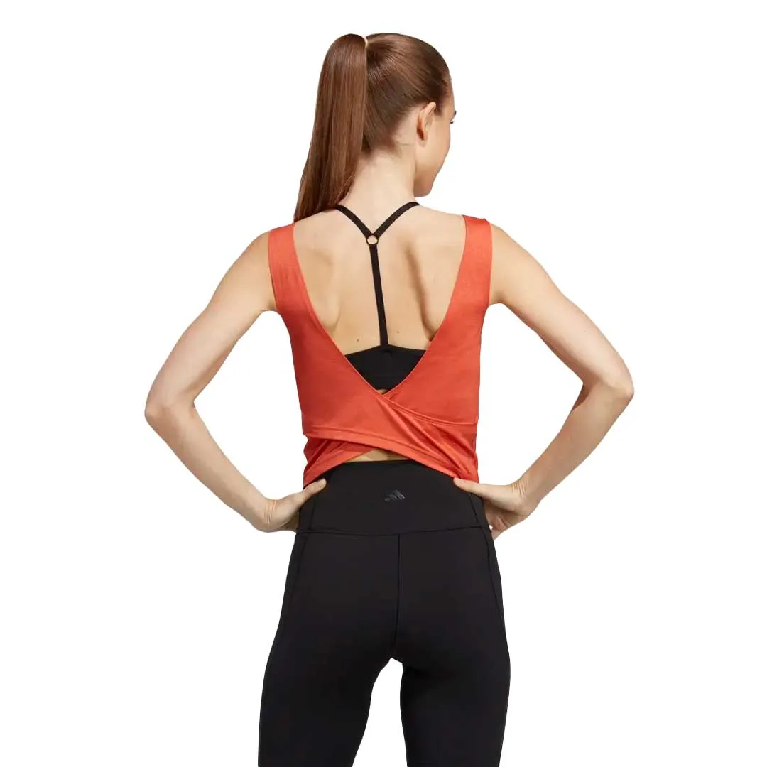 Soft Interior Coating adidas - Women's Yoga Studio Crop Tank Top (HR5065)