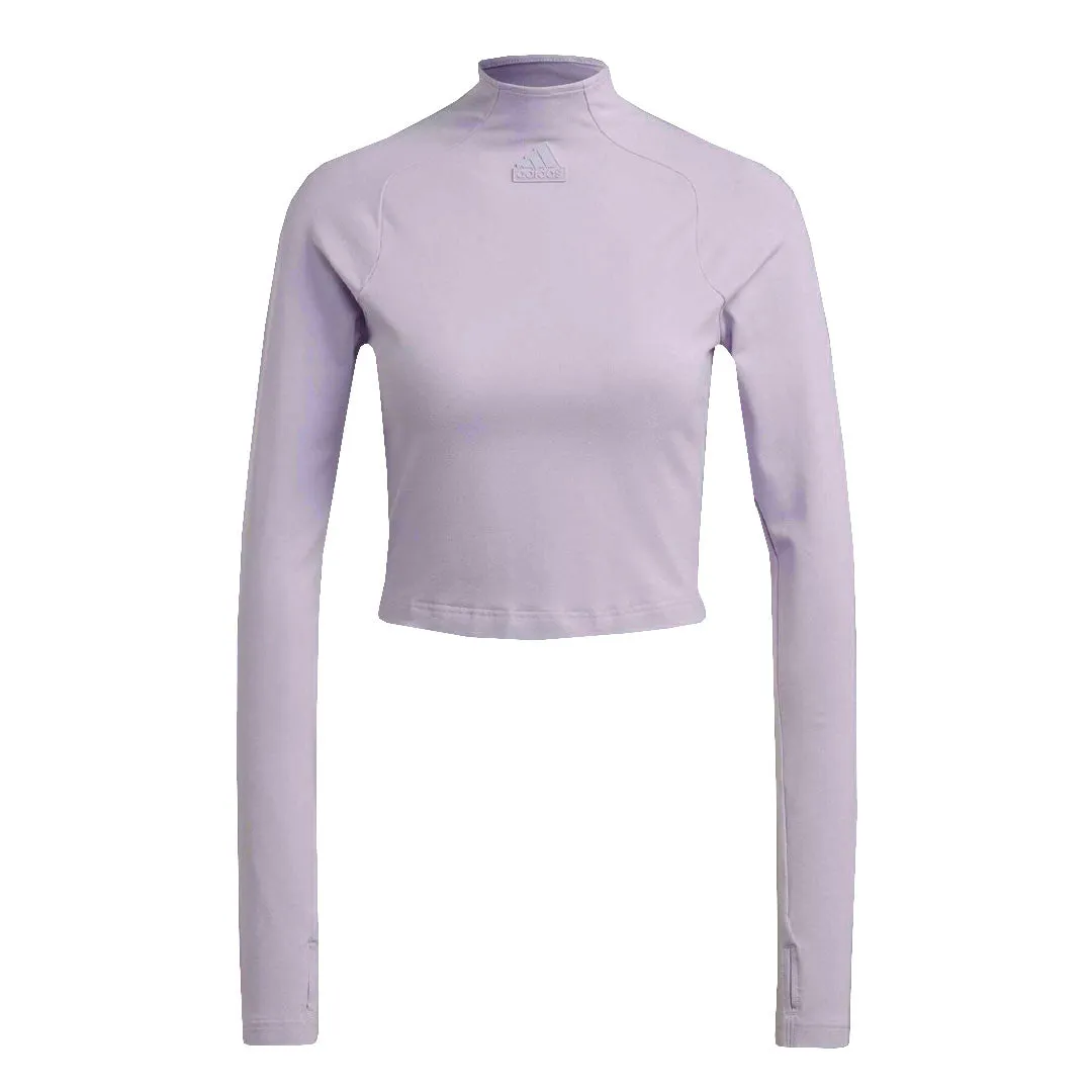 Functional Piece Stretch Fit adidas - Women's City Escape Long Sleeve T-Shirt (IC0266)