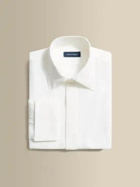 Silk Lecce Collar Fly Front Shirt All-Season Wear