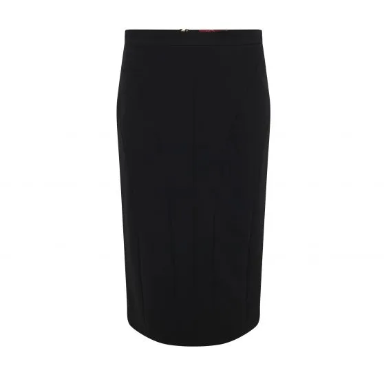 Future Fashion Soft Motion Skipper Tailored Cady Pencil Skirt