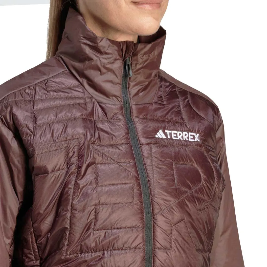 adidas - Women's Terrex Xperior Varilite Primaloft Jacket (IB4180) Waist String High Collar Windguard