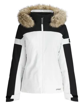 Stand Up Collar 360?? Visibility Womens Vida Jacket - White