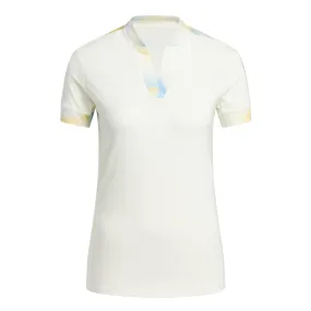 adidas - Women's Ultimate365 Print Short Sleeve Polo (IP4229) HypoallergenicMaterial Easy Care Material