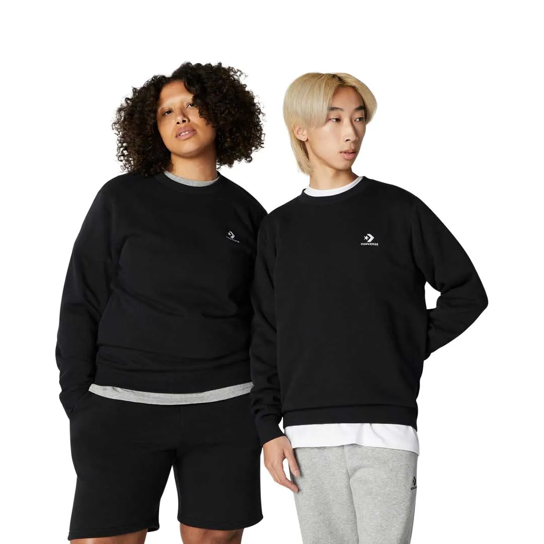 Converse - Unisex Embroidered Star Chevron Crew Sweatshirt (10024510 A01) Very Cold HighVisibility Trims